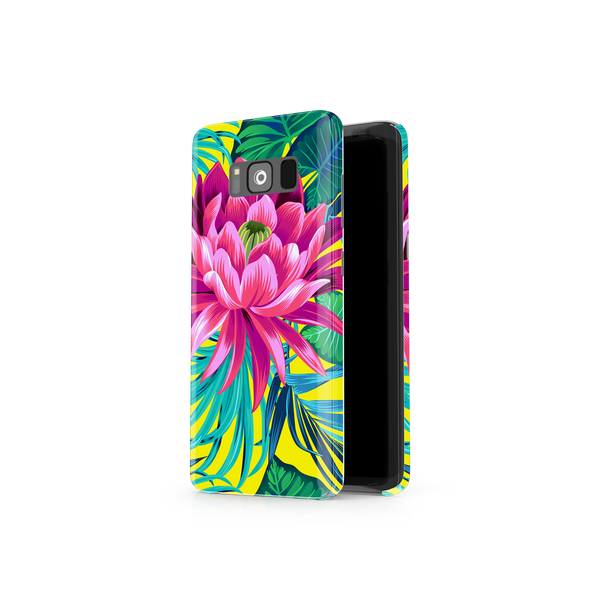 Pink Flower Samsung Galaxy S8 Phone Case