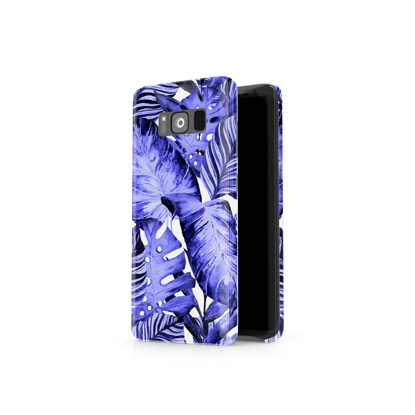 Purple Tropical Leaf Samsung Galaxy S8 Plus Phone Case