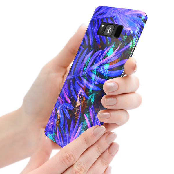 Purple Leaf Samsung Galaxy S8 Phone Case