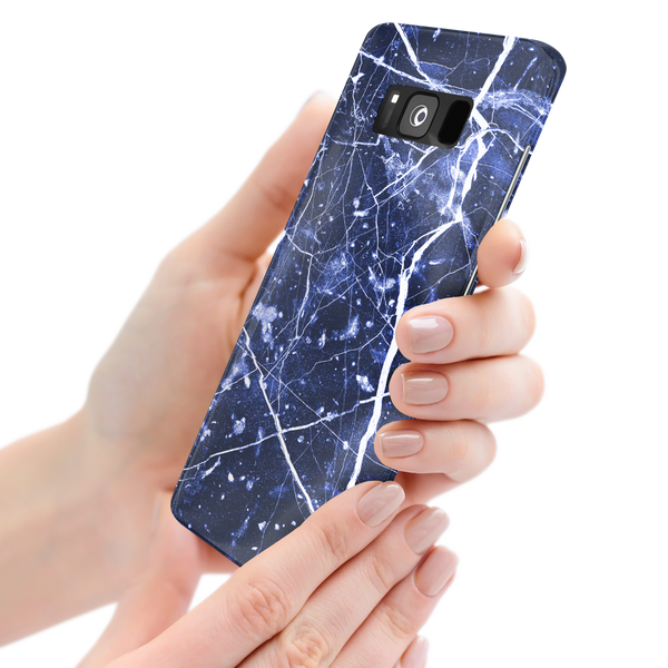 Blue Granite Marble Samsung Galaxy S8 Plus Phone Case