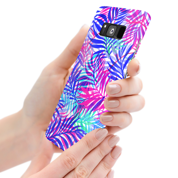 Tropical Plants Print Samsung Galaxy S8 Phone Case