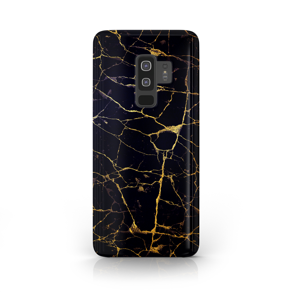 Black & Gold Marble Samsung Galaxy S9 Plus Phone Case
