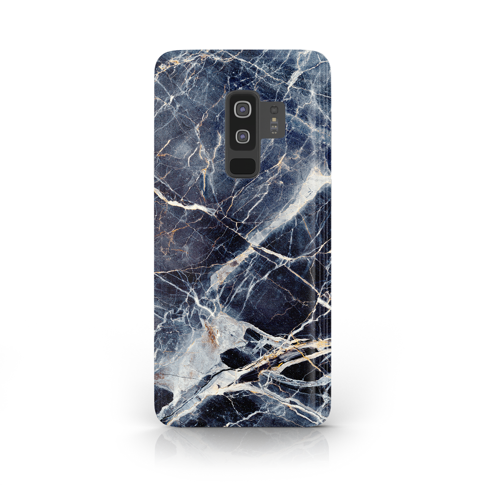 Blue & White Marble Luxury Samsung Galaxy S9 Plus Phone Case