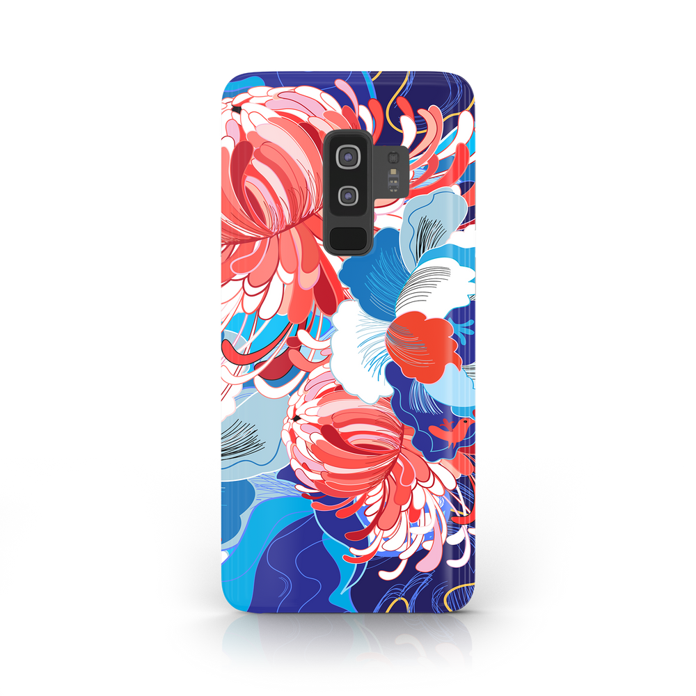 Watercolor Floral Art Samsung Galaxy S9 Plus Phone Case
