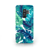 Green Tropical Leaves Samsung Galaxy S9 Plus Phone Case