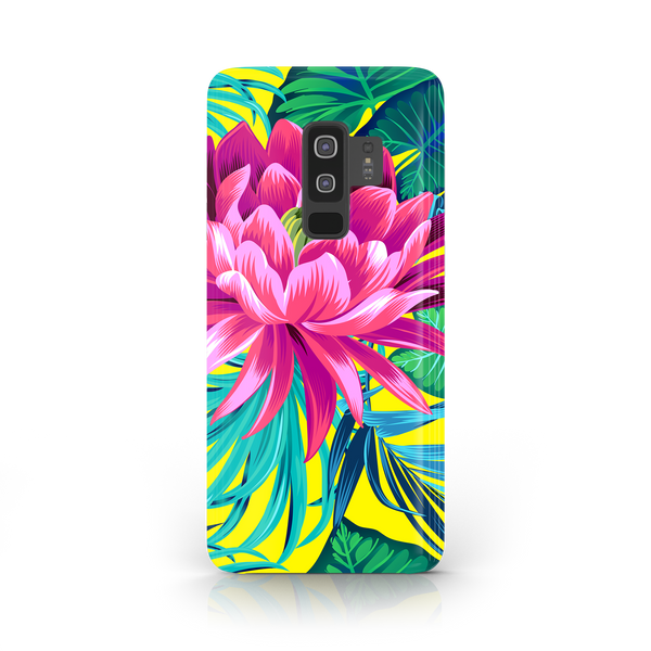 Pink Flower Samsung Galaxy S9 Plus Phone Case
