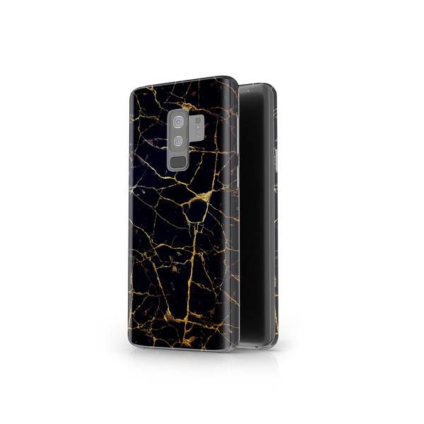 Black & Gold Marble Samsung Galaxy S9 Plus Phone Case