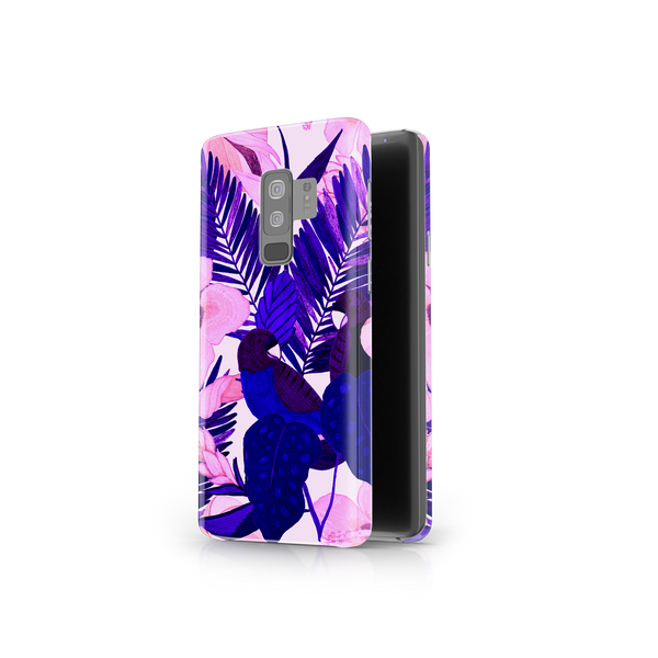 Purple Palm Leaf Samsung Galaxy S9 Plus Phone Case