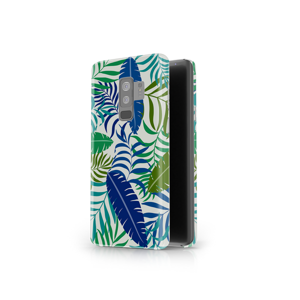Colorful Tropical Leaves Samsung Galaxy S9 Plus Phone Case