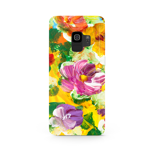Colorful Floral Art Samsung Galaxy S9 Phone Case