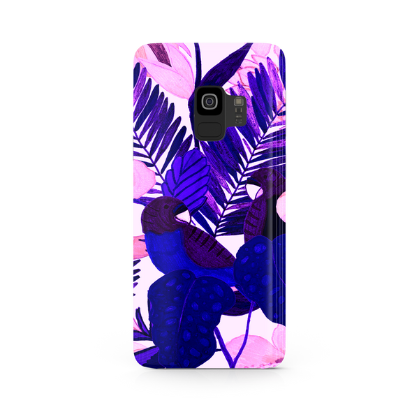 Purple Palm Leaf Samsung Galaxy S9 Phone Case