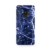 Blue Granite Marble Samsung Galaxy S9 Phone Case