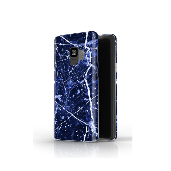 Blue Granite Marble Samsung Galaxy S9 Phone Case