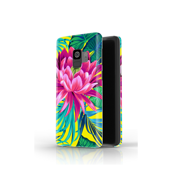 Pink Flower Samsung Galaxy S9 Phone Case