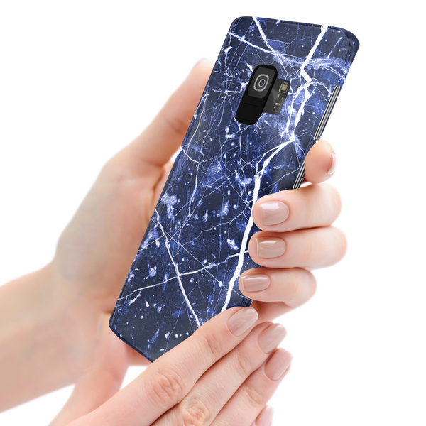Blue Granite Marble Samsung Galaxy S9 Phone Case