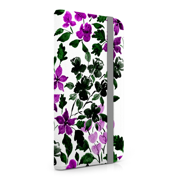 Purple Flower Art Samsung Galaxy S10 Phone Case