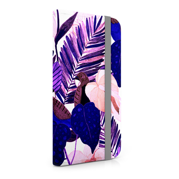 Purple and Pink Tropical Leaves iPhone 8 Plus Phone Case