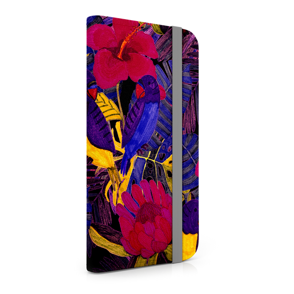 Painted Crimson Flower iPhone X Phone Case