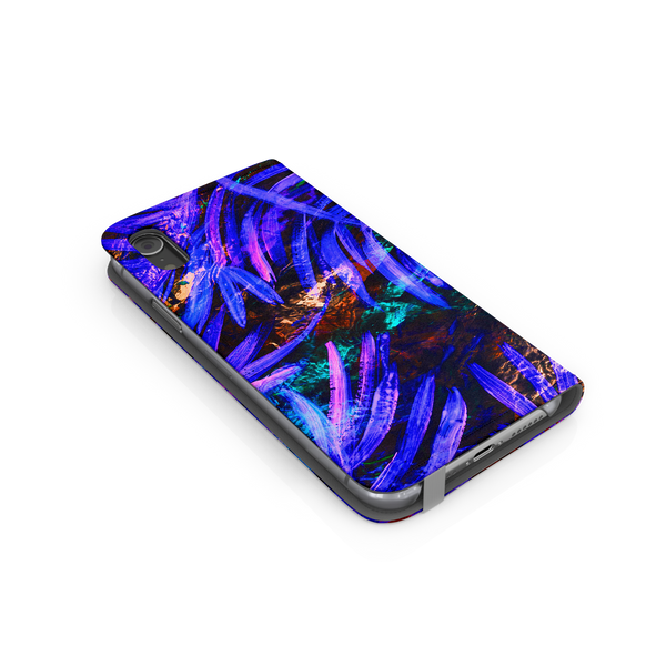 Purple Leaf iPhone X Phone Case