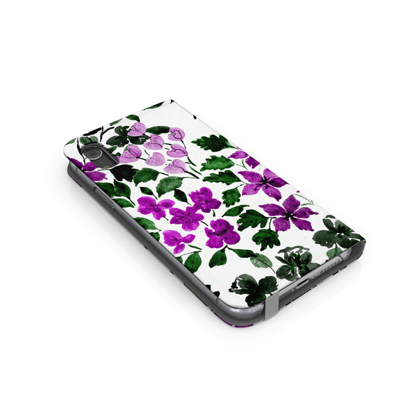 Purple Flower Art iPhone 7 Plus Phone Case