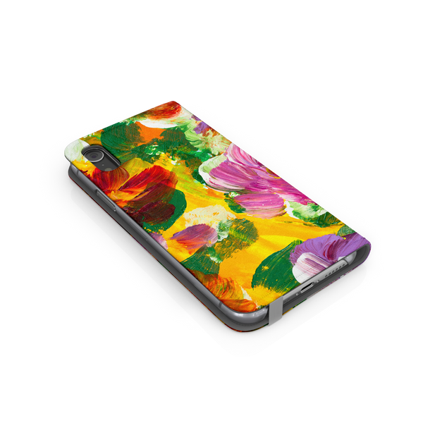 Colorful Floral Art iPhone XR Phone Case