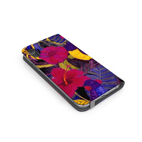 Painted Crimson Flower Google Pixel Phone Case
