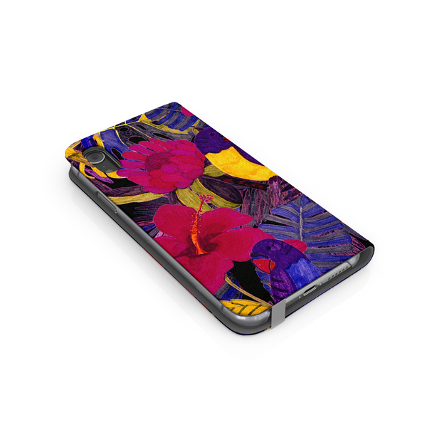 Painted Crimson Flower iPhone 8 Phone Case
