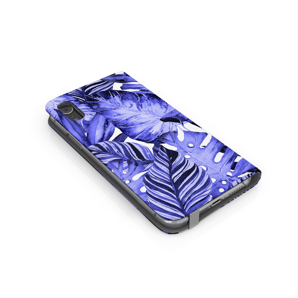 Purple Tropical Leaf Samsung Galaxy S10 Phone Case
