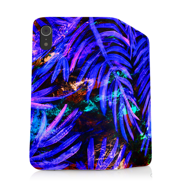 Purple Leaf iPhone X Phone Case