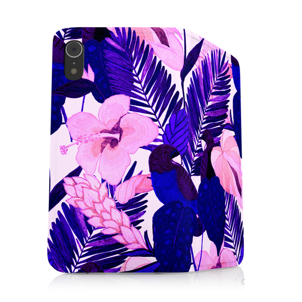 Purple Palm Leaf Samsung Galaxy S10 Phone Case