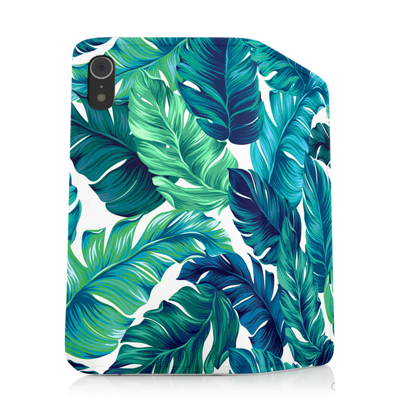 Green Tropical Leaves iPhone 7 Phone Case